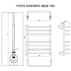 Полотенцесушитель ГРОТА ECOFORTE 48/60 ТЭН хром