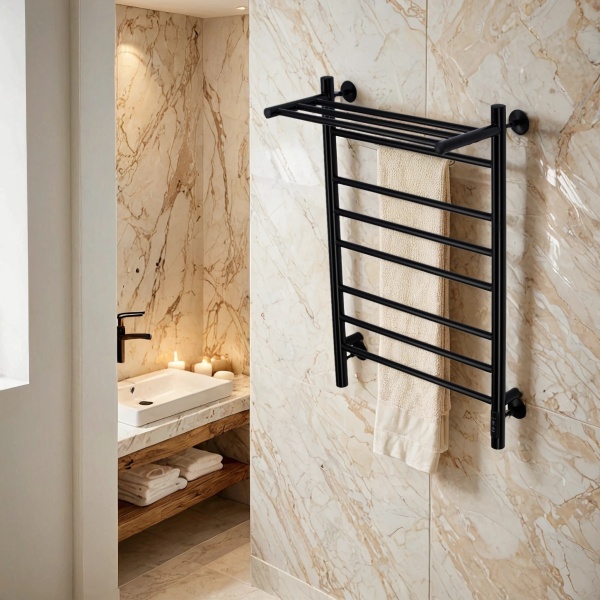 Полотенцесушитель водяной Comfysan Люси (Luce) W-8 80/40 с полкой, черный цены большой выбор для покупки для ванной или для дома и дачи; Полотенцесушитель водяной Comfysan Люси (Luce) W-8 80/40 с полкой, черный в ванной; красивые Полотенцесушитель водяной Comfysan Люси (Luce) W-8 80/40 с полкой, черный в ванной; стильные Полотенцесушитель водяной Comfysan Люси (Luce) W-8 80/40 с полкой, черный в ванной;