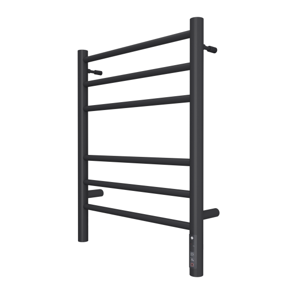 Полотенцесушитель с/т Terminus Электро КС Аврора П6 450/600 (3+3)(new встр диммер) 9005 черный матов - фото и схемы подключения