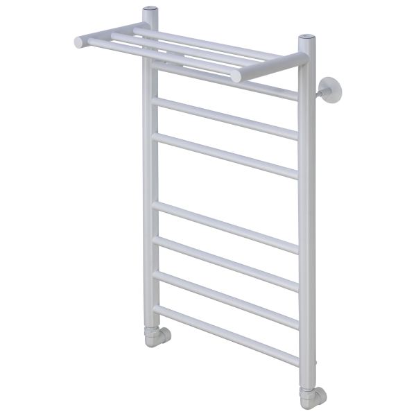 Фото Полотенцесушитель водяной Comfysan Люси (Luce) W-8 80/40 с полкой, белый