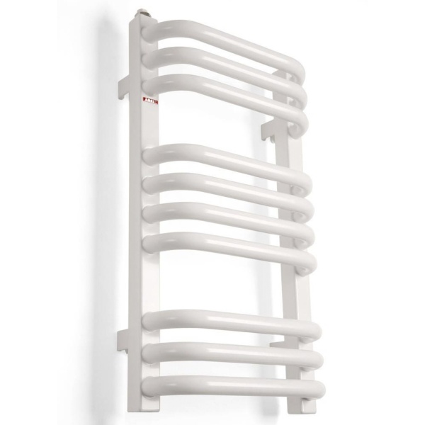 Полотенцесушитель Terma ALEX 540/300 RAL 9016 белый матовый - фото и схемы подключения