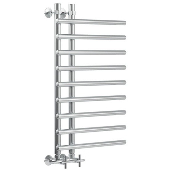 Фото Полотенцесушитель Ника BAMBOO ЛБ-4 80/60 с вентилями (комплект люкс)*