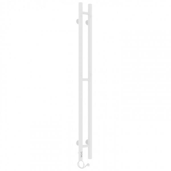 Полотенцесушитель с/т Laris Прайм Дуэт ЧК 80/1200 (КРУГ) левый тэн белый 73207630 RU - фото и схемы подключения