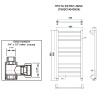 Полотенцесушитель ГРОТА ESTRO 48/90 (758SCH040504)