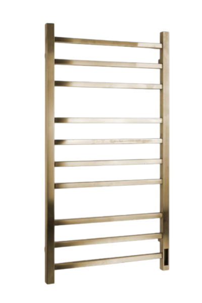 Полотенцесушитель электрический с/т Comfysan Мэджик-К (Magico-K) EC-10 100/50, золото, гальваника - фото и схемы подключения