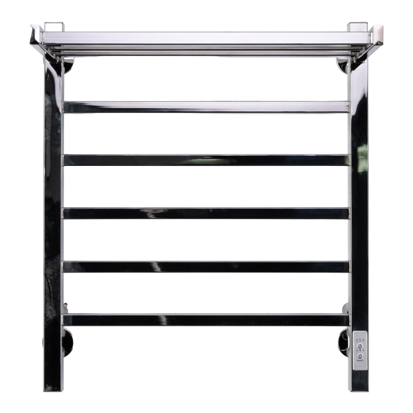 Полотенцесушитель электрический с/т Comfysan Мартэ-К (Marte-K) EC-6 60/50 с полкой, хром - фото и схемы подключения