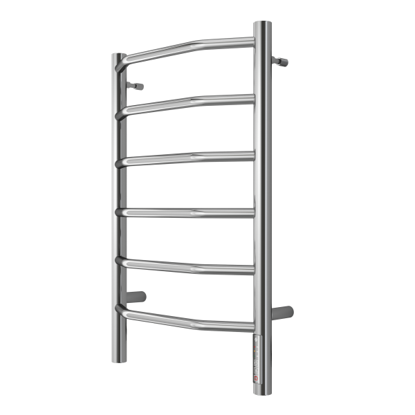 Полотенцесушитель с/т TERMINUS Электро Виктория П6 400х650 (quick touch) NEW* - фото и схемы подключения