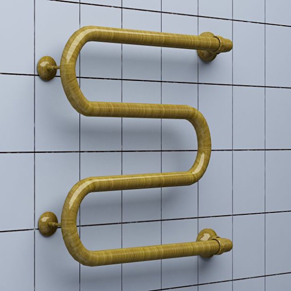 Фото Полотенцесушитель Ника М-обр. 50/50 без полки бронза