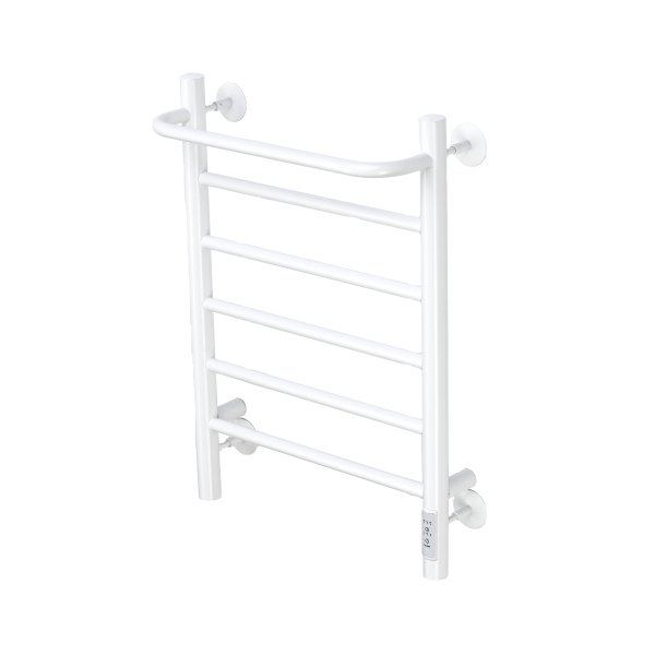 Полотенцесушитель электрический с/т Comfysan Капри (Capri) EC-6 60/40 с полкой, белый - фото и схемы подключения