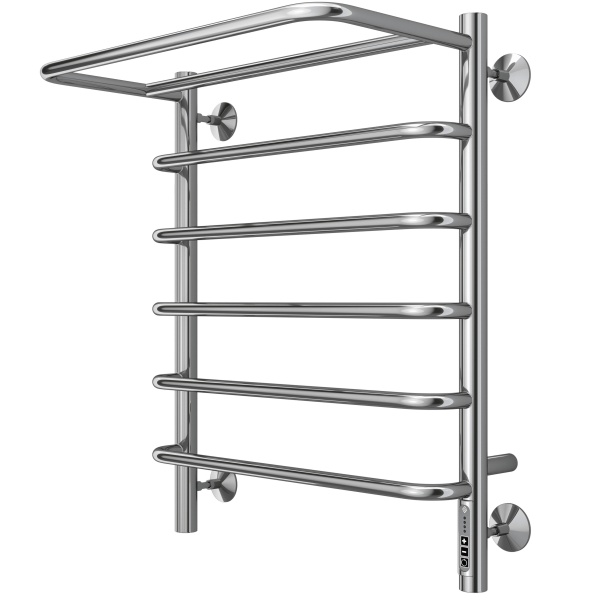 Полотенцесушитель с/т TERMINUS Электро Полка П6 500х650 (quick touch) NEW* - фото и схемы подключения