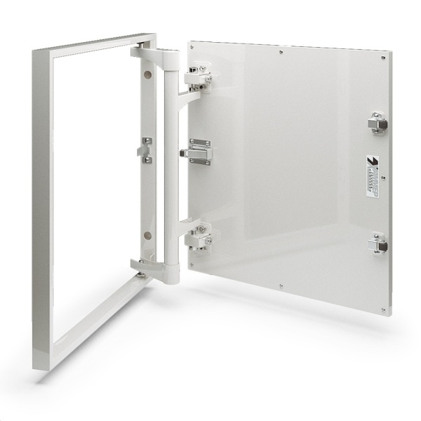 Люк под плитку Хаммер Стил 40/40 (размер дверцы 375/375, гл.45)