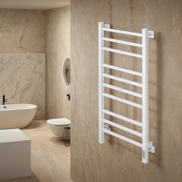 Полотенцесушитель электрический с/т Comfysan Пиоли-К (Pioli-K) EC-10 100/40, белый - фото и схемы подключения