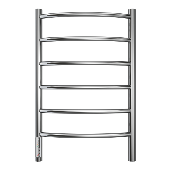 Полотенцесушитель с/т TERMINUS Электро Классик П6 400х650 (quick touch) слева NEW - фото и схемы подключения