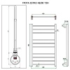 Полотенцесушитель ГРОТА ESTRO 48/90 ТЭН хром