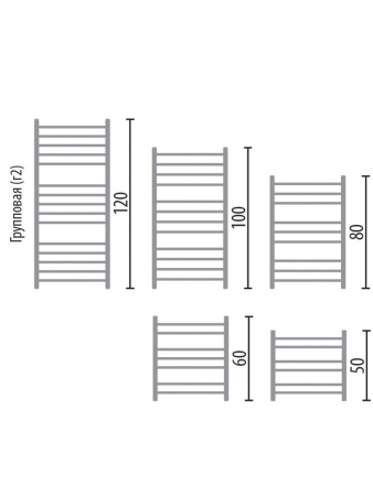 Фото Полотенцесушитель Ника ЛП (Г2) ВП 100/60