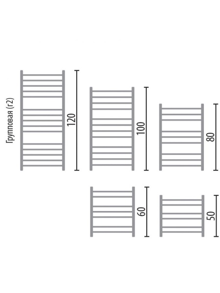 Фото Полотенцесушитель Ника ЛП (Г2) ВП 100/60