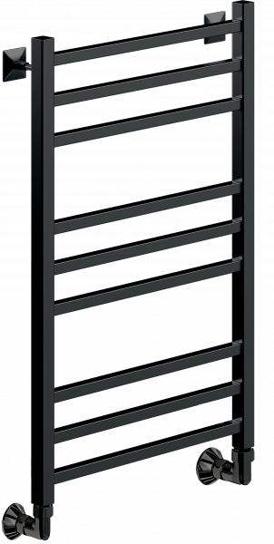 Фото Полотенцесушитель Ника ЛМ-5 80/50 RAL9005 черный матовый