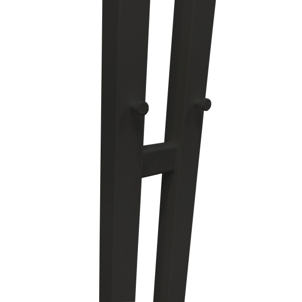 Полотенцесушитель Электрич. с/т GROIS Orso GR-124 110/1200 П3 RAL9005 черный матовый диммер справа  - фото и схемы подключения