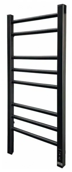Полотенцесушитель Электрич. с/т GROIS Nex GR-112 300/800 П8 RAL9005 U черный матовый  - фото и схемы подключения