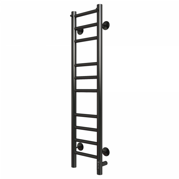 Полотенцесушитель Электрич. с/т GROIS Laura GR-133 200x1000 RAL 9005 П10 R черный матовый - фото и схемы подключения