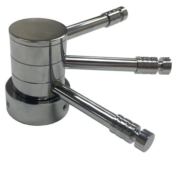 Полка-веер для п/с с круглым коллектором 32 мм (80 мм) ПВ 32-80/3 купить оптом по выгодной цене в Москве