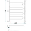 Полотенцесушитель Электрич. Energy U chrome G4 72W - фото и схемы подключения