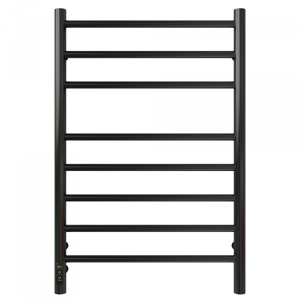 Полотенцесушитель Электрич. с/т GROIS Laura GR-132 500x 800 RAL 9005 П8 L черный матовый - фото и схемы подключения