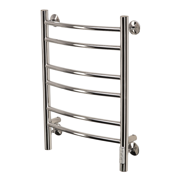 Полотенцесушитель электрический с/т Comfysan Ноуми (Noumi) EC-6 60/40, хром - фото и схемы подключения