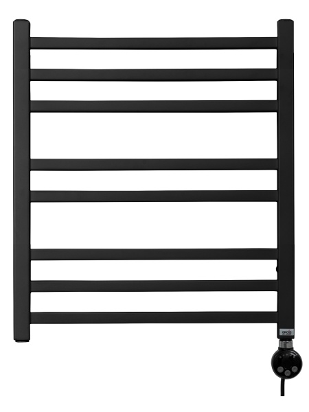 Полотенцесушитель GROIS Polo GR-001 500х600 П8 (3+2+3) RAL9005 ПТЭН черный матовый