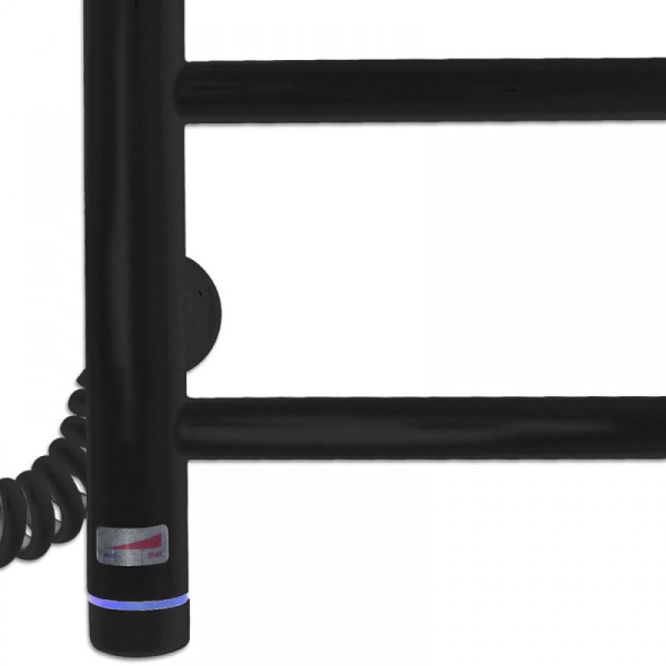 Полотенцесушитель с/т Laris Прайм ЧКЧ П6 400/600 левый тэн черный матовый 73207592 RU - фото и схемы подключения