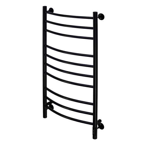 Полотенцесушитель электрический с/т Comfysan Ноуми (Noumi) EC-10 100/40, черный - фото и схемы подключения