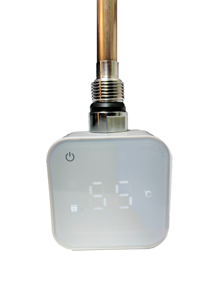 Электрический ТЭН LUX-04М-300 с дисплеем и таймером (сенсор) 300W белый