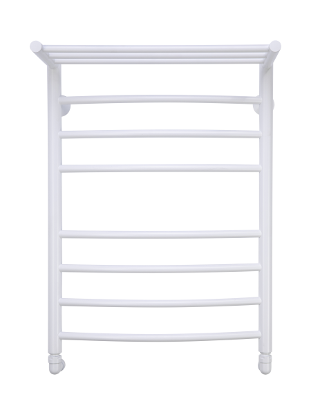 Фото Полотенцесушитель водяной Comfysan Ноуми (Noumi) W-8 80/50 с полкой, белый