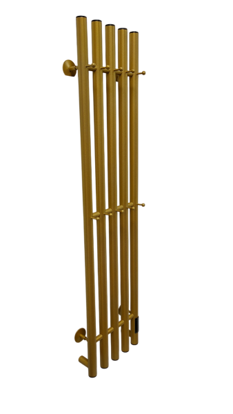 Полотенцесушитель электрический с/т Comfysan Альто (Alto) EC-5 120/24, матовое золото ЭК - фото и схемы подключения