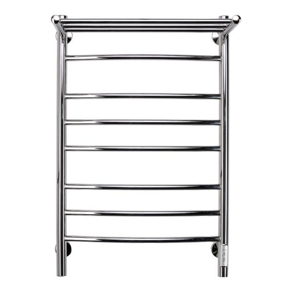 Полотенцесушитель электрический с/т Comfysan Ноуми (Noumi) EC-8 80/50 с полкой, хром - фото и схемы подключения