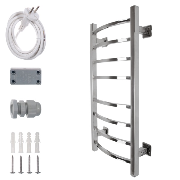 Полотенцесушитель Электрич. Energy GRAND 800/400 64W - фото и схемы подключения