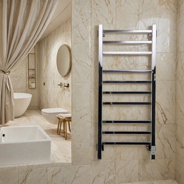 Полотенцесушитель электрический с/т Comfysan Пиоли-К (Pioli-K) EC-10 100/50, хром - фото и схемы подключения