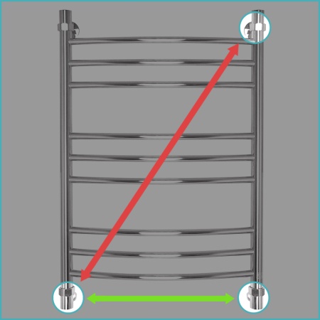 Фото Полотенцесушитель Energy Prestige 800/500