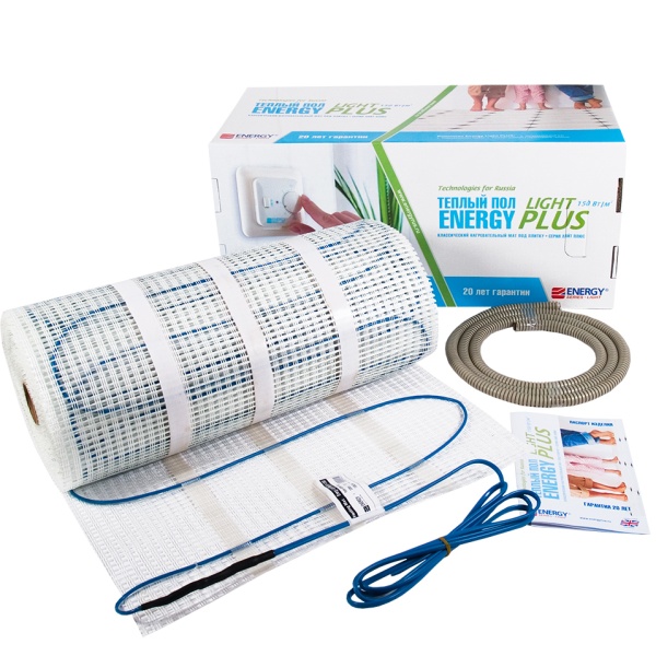Теплый пол Energy Light Plus 6.0- 900 комп. б/терморег.
