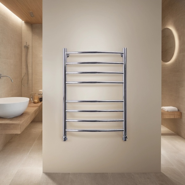 Фото Полотенцесушитель водяной Comfysan Ноуми (Noumi) W-8 80/40 с полкой, хром