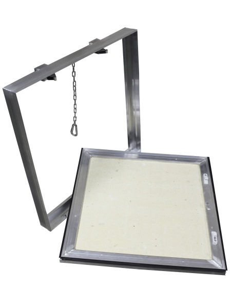 Люк под плитку Люкер Д 50/60 (в/ш) ревизионный, размер дверцы 49,3/59,3