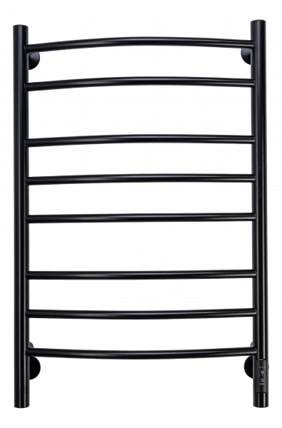 Полотенцесушитель электрический с/т Comfysan Ноуми (Noumi) EC-8 80/40, черный - фото и схемы подключения