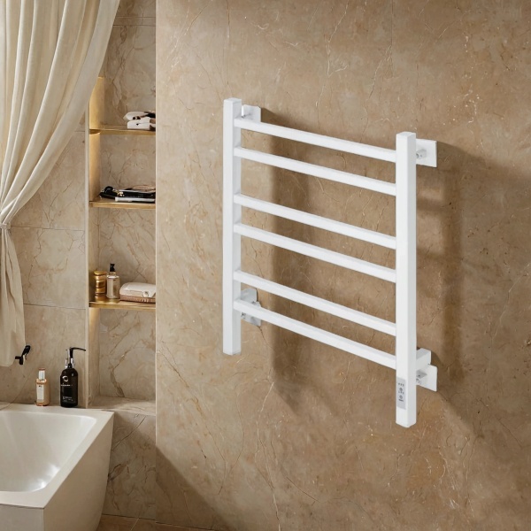 Полотенцесушитель электрический с/т Comfysan Пиоли-К (Pioli-K) EC-6 60/50, белый - фото и схемы подключения