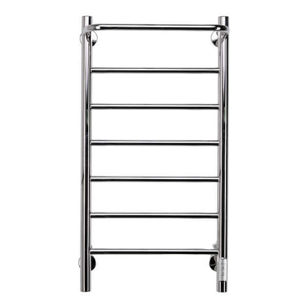 Полотенцесушитель электрический с/т Comfysan Капри (Capri) EC-8 80/40 с полкой, хром - фото и схемы подключения