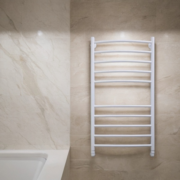 Фото Полотенцесушитель водяной Comfysan Ноуми (Noumi) W-10 100/50, белый