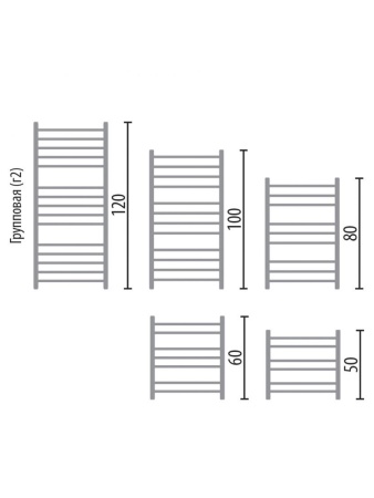 Фото Полотенцесушитель Ника ЛП (Г2) ВП 60/40