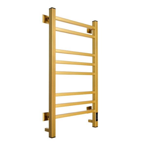 Полотенцесушитель электрический с/т Comfysan Верона-К (Verona-K) EC-8 100/50, матовое золото ЭК - фото и схемы подключения