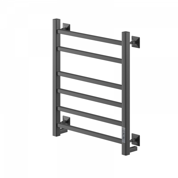 Полотенцесушитель Электрич.кабельный Ника СТЕП-2 60/40 RAL9005 черный матовый U - фото и схемы подключения