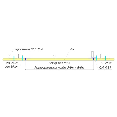 Люк под покраску уголок 15/15*