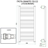 Полотенцесушитель ГРОТА GRANITO 55/122 (731SCH0504)